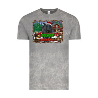 Cloud Rock merry christmas black angus cattle and farm Vintage Tee - RanaPortraitStore