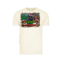 Vintage Arctic merry christmas black angus cattle and farm Vintage Tee - RanaPortraitStore