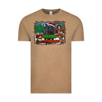 Vintage Coffee merry christmas black angus cattle and farm Vintage Tee - RanaPortraitStore