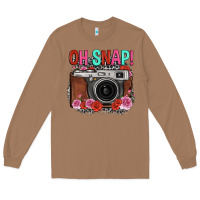 Toasted Coconut oh snap rose grey leopard vintage camera Long Sleeve Tee - FaDigitalArtStudio