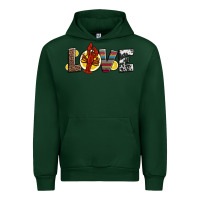 Forest Green love crawfish western mardi gras Urban Hoodie - Jasminsmagicworld