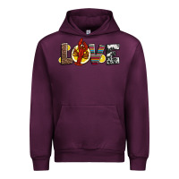 Mauve Wine love crawfish western mardi gras Urban Hoodie - Jasminsmagicworld