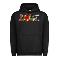 Pigment Black love crawfish western mardi gras Urban Hoodie - Jasminsmagicworld
