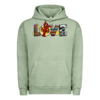 Pigment Oil Green love crawfish western mardi gras Urban Hoodie - Jasminsmagicworld