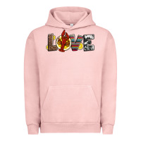 Pigment Salmon love crawfish western mardi gras Urban Hoodie - Jasminsmagicworld