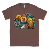 Chestnut western Truck with gnomes Classic Tee - HRA Design Shop
