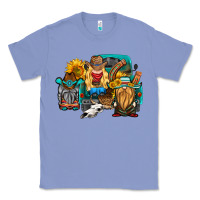 Colony Blue western Truck with gnomes Classic Tee - HRA Design Shop