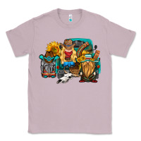 Lilac western Truck with gnomes Classic Tee - HRA Design Shop