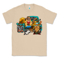Mushroom western Truck with gnomes Classic Tee - HRA Design Shop