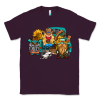 Plum western Truck with gnomes Classic Tee - HRA Design Shop