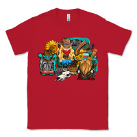 Red western Truck with gnomes Classic Tee - HRA Design Shop