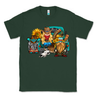 Sports Green western Truck with gnomes Classic Tee - HRA Design Shop