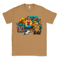 Toasted Coconut western Truck with gnomes Classic Tee - HRA Design Shop