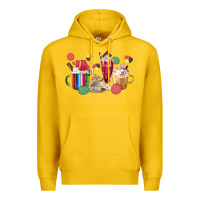 Lemon mexico dessert coffee cups Premium Hoodie - MaliasSmallBusiness