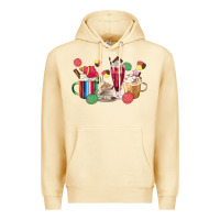 Pina Colada mexico dessert coffee cups Premium Hoodie - MaliasSmallBusiness