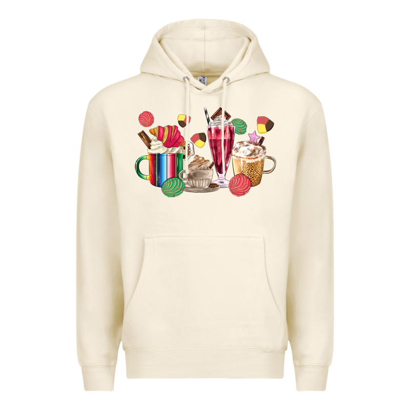Mexico Dessert Coffee Cups Premium Hoodie by MaliasSmallBusiness | Teevron
