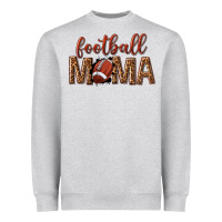 Heather Grey football mama Heavyweight Sweatshirt - texasbilliewilder