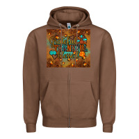 Chestnut grateful thankful blessed turkey Zipper Hoodie - JahusDesignShop