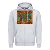 Grateful Thankful Blessed Turkey Zipper Hoodie | Teevron
