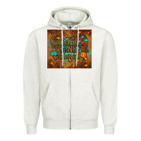 Oatmeal Heather grateful thankful blessed turkey Zipper Hoodie - JahusDesignShop