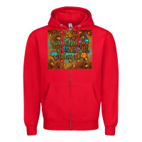 Red grateful thankful blessed turkey Zipper Hoodie - JahusDesignShop