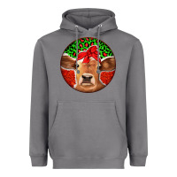 Storm Christmas Cow Heavyweight Hoodie - Jasminsmagicworld