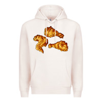 Pale Pink nuggets Premium Hoodie - AdoDesignShop