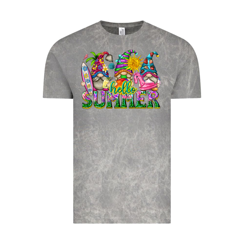 Hello Summer Gnome Vintage Tee by texasbilliewilder | Teevron