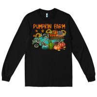 Black pumpkin farm Long Sleeve Tee - RacoonDesign