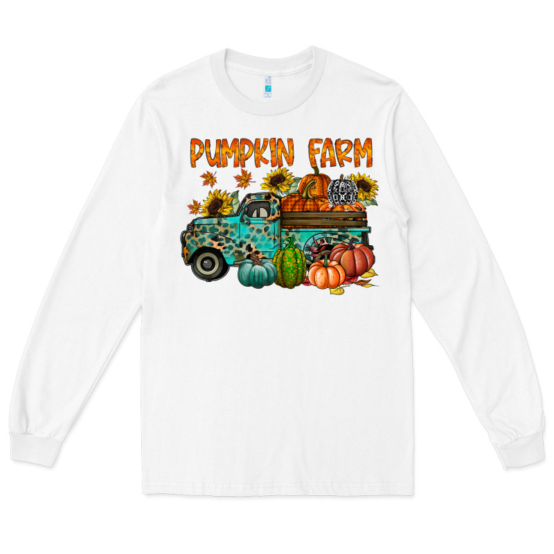 Pumpkin Farm Long Sleeve Tee by RacoonDesign | Teevron