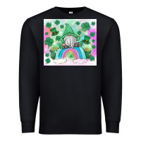 Black st patrick's gnome Premium Sweatshirt - MaliasSmallBusiness