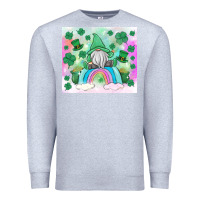 Heather Grey st patrick's gnome Premium Sweatshirt - MaliasSmallBusiness