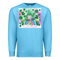 Ocean Blue st patrick's gnome Premium Sweatshirt - MaliasSmallBusiness