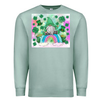 Seafoam st patrick's gnome Premium Sweatshirt - MaliasSmallBusiness