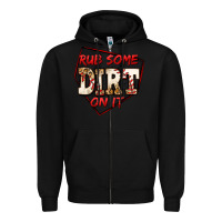 Black rub some dirt on it baseball Zipper Hoodie - Jasminsmagicworld