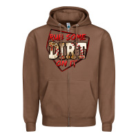 Chestnut rub some dirt on it baseball Zipper Hoodie - Jasminsmagicworld