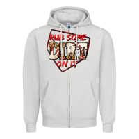 Dove Grey rub some dirt on it baseball Zipper Hoodie - Jasminsmagicworld