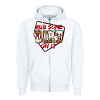 White rub some dirt on it baseball Zipper Hoodie - Jasminsmagicworld