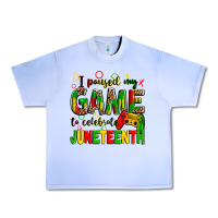 Grape Ice i paused my game to celebrate juneteenth Urban Heavy Tee - Zillion Design Studio