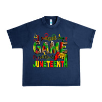 Navy i paused my game to celebrate juneteenth Urban Heavy Tee - Zillion Design Studio