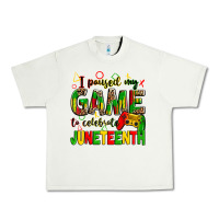 Pistachio i paused my game to celebrate juneteenth Urban Heavy Tee - Zillion Design Studio