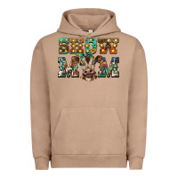 Pigment Burro show mom brown calf Urban Hoodie - BarkalooDesign