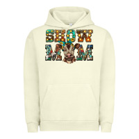 Pigment Pistachio show mom brown calf Urban Hoodie - BarkalooDesign