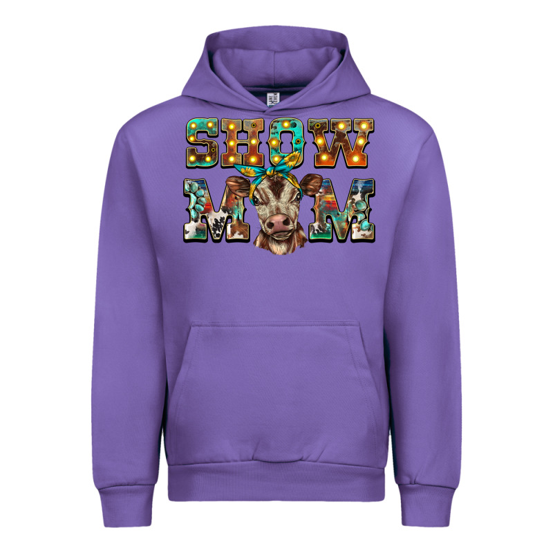 Show Mom Brown Calf Urban Hoodie by BarkalooDesign | Teevron