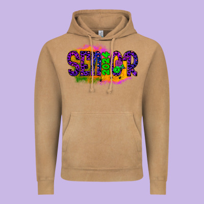 Senior 2024 Halloween Vintage Hoodie Designed By Jahusdesignshop