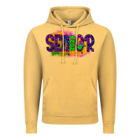 Vintage Mustard senior 2024 halloween Vintage Hoodie - JahusDesignShop