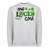 One Lucky Certified Medical Assistant Cma Heavyweight Sweatshirt | Teevron