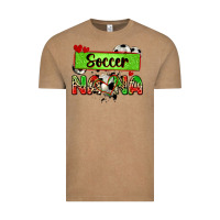 Vintage Coffee soccer nana with leopard Vintage Tee - Zillion Design Studio