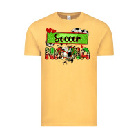 Vintage Mustard soccer nana with leopard Vintage Tee - Zillion Design Studio