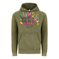 Vintage Olive hair stylist Vintage Hoodie - texasbilliewilder